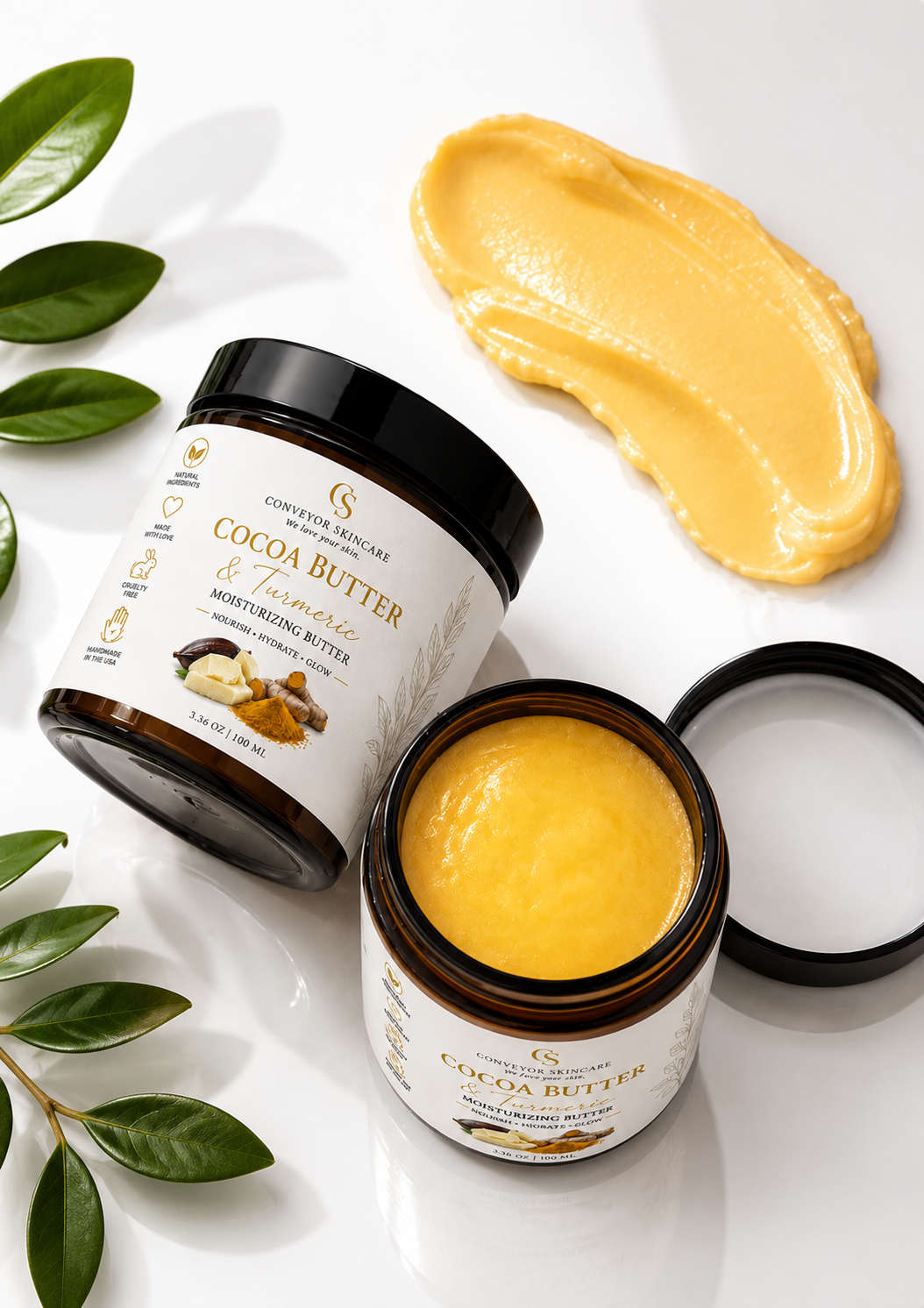 Cocoa Butter Turmeric Moisturizing Bar
