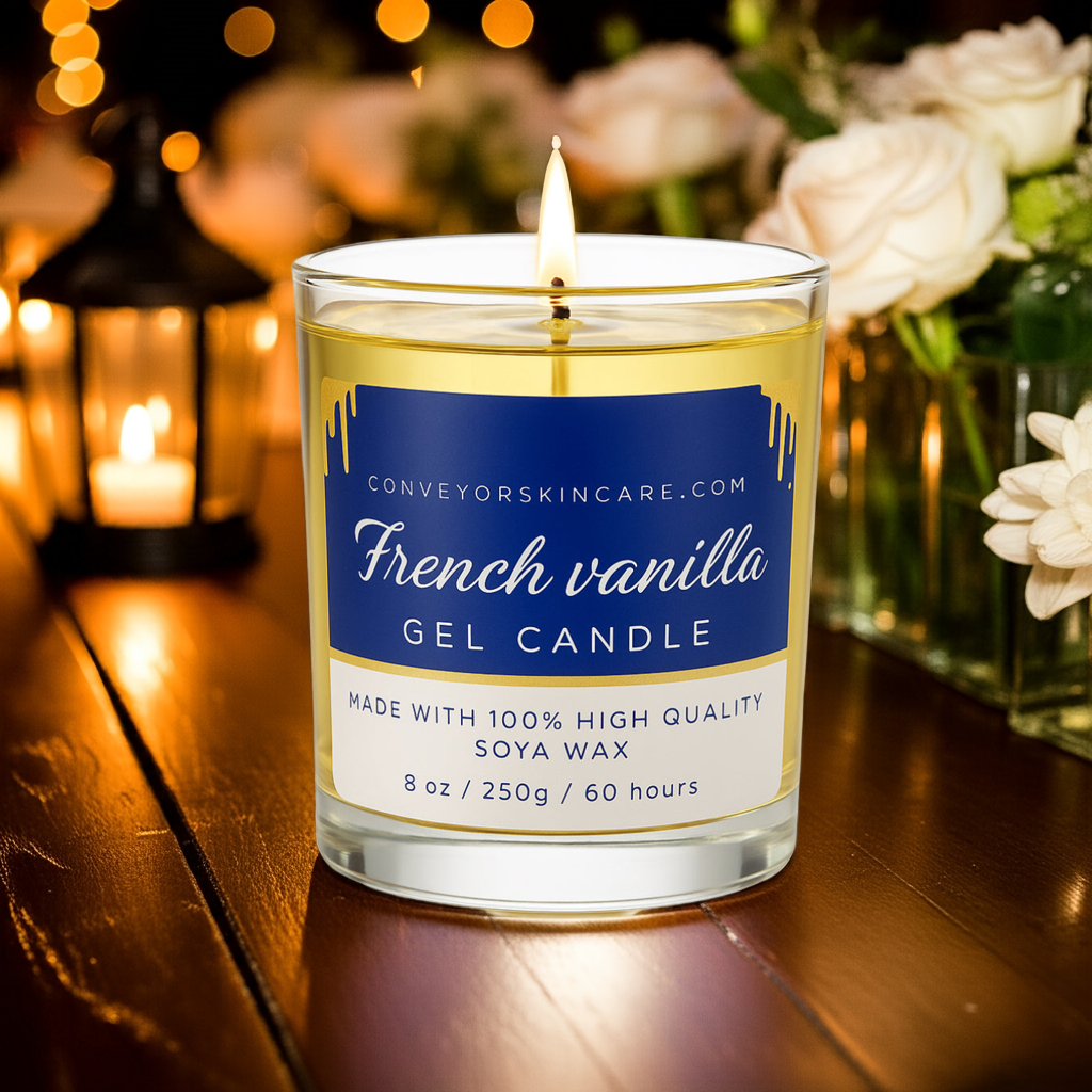 Gel candle French vanilla - conveyorskincare.com