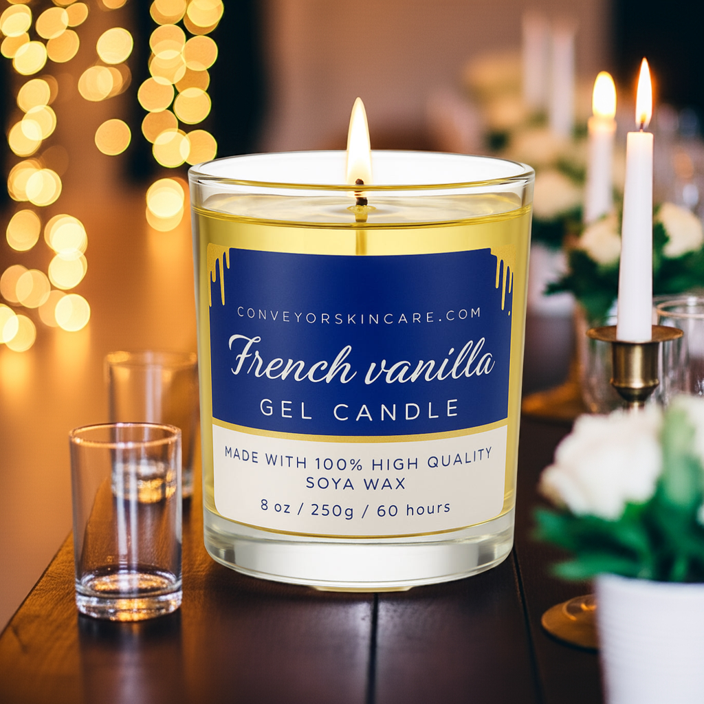 Gel candle French vanilla - conveyorskincare.com