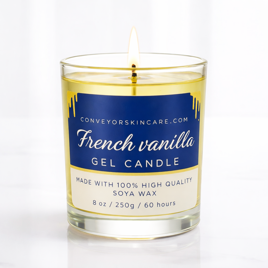 Gel Candle French vanilla - conveyorskincare.com