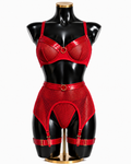 Scarlet Desire 4-Piece Mesh Lingerie Set