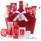 Body Care Gift Set, Japanese Cherry Blossom Home Spa Tote Bag Gift Set, 25 Piece