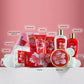 Body Care Gift Set, Japanese Cherry Blossom Home Spa Tote Bag Gift Set, 25 Piece
