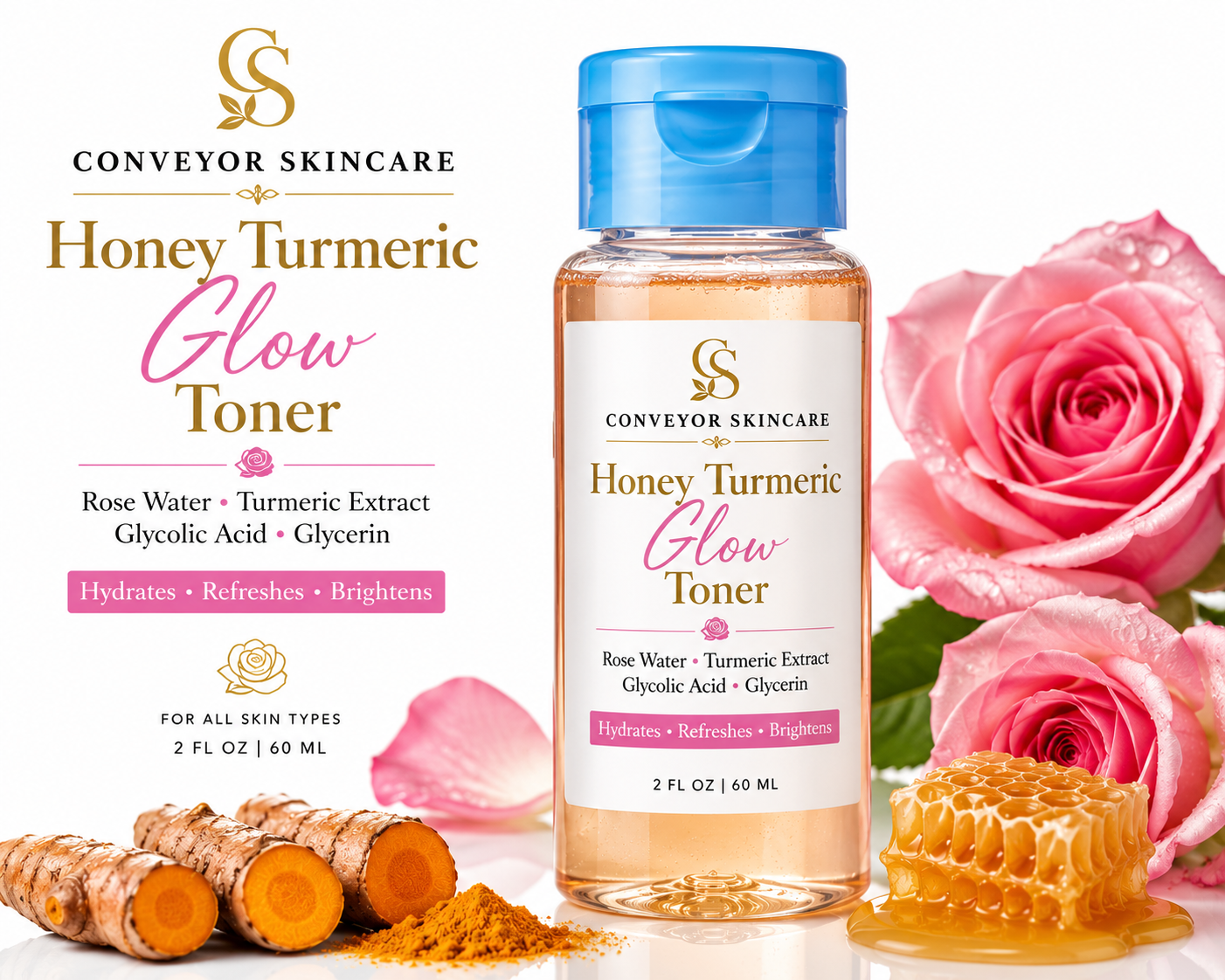 Honey Turmeric Glow Toner