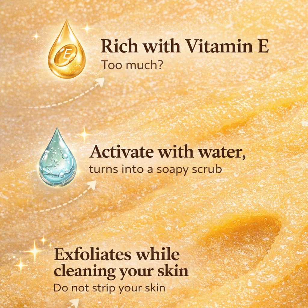 🌿 Honey Turmeric Face Scrub – 2-in-1 - conveyorskincare.com