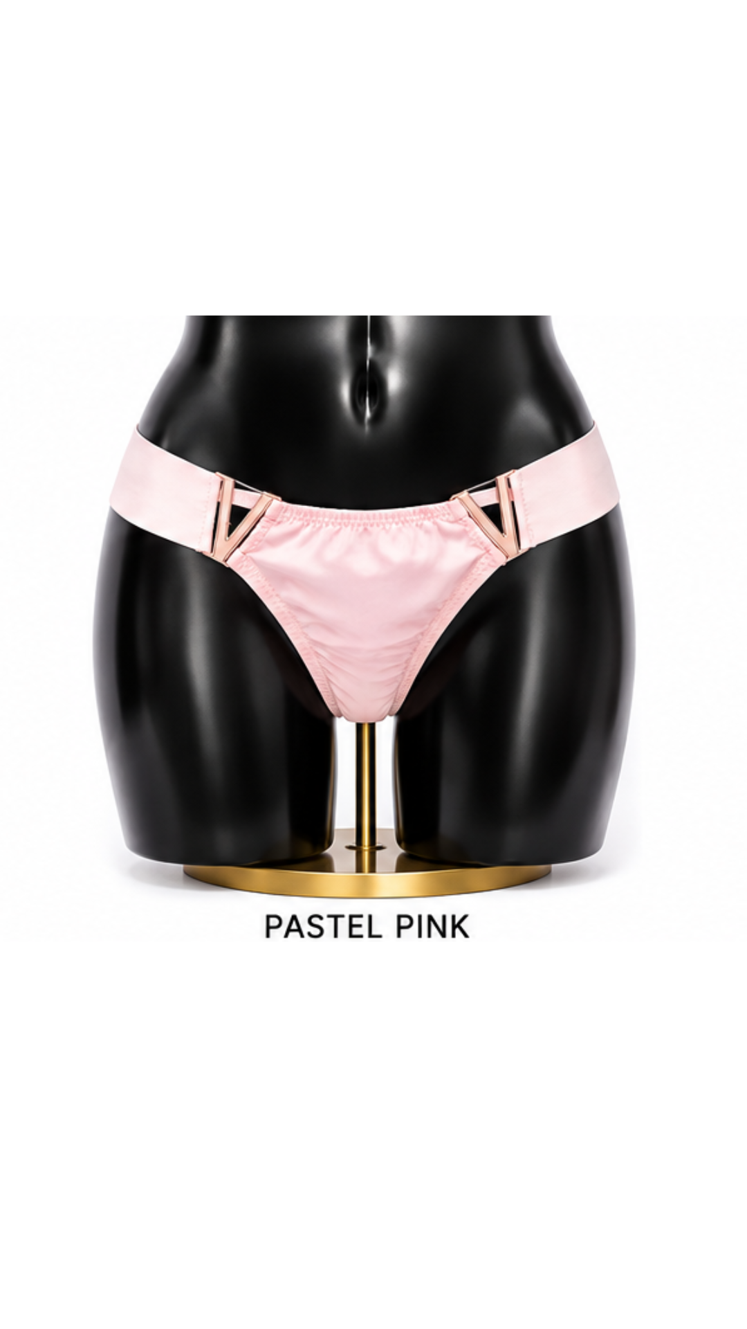 Blush V Satin Thong