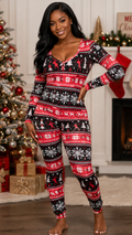 Merry &amp; Cozy Holiday Jumpsuit