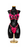 Scarlet Bow 2-Piece Lingerie Set