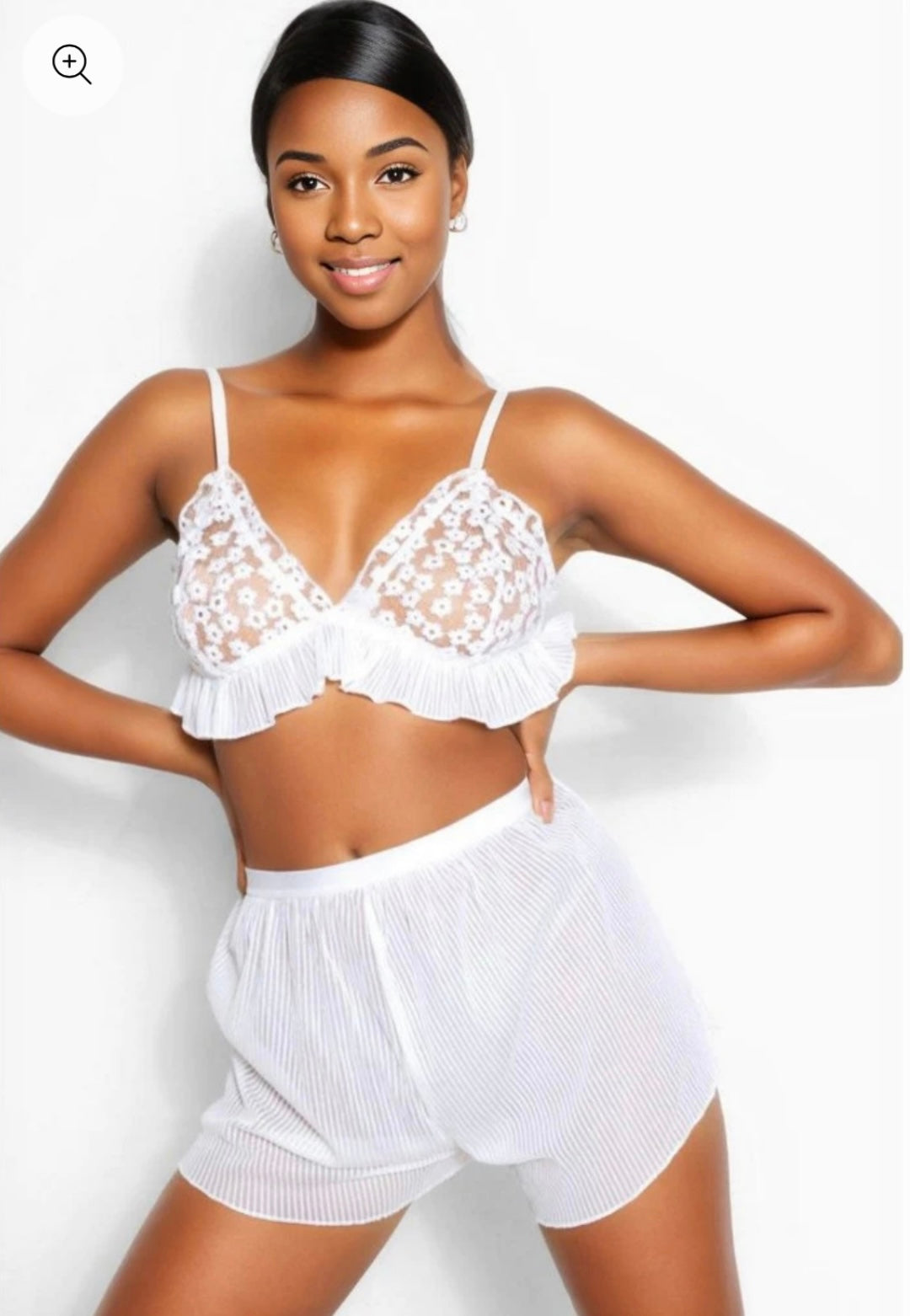 Pure Romance Lace Lounge Set