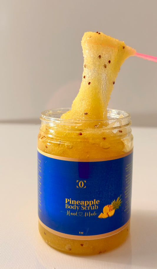 Pineapple body scrub