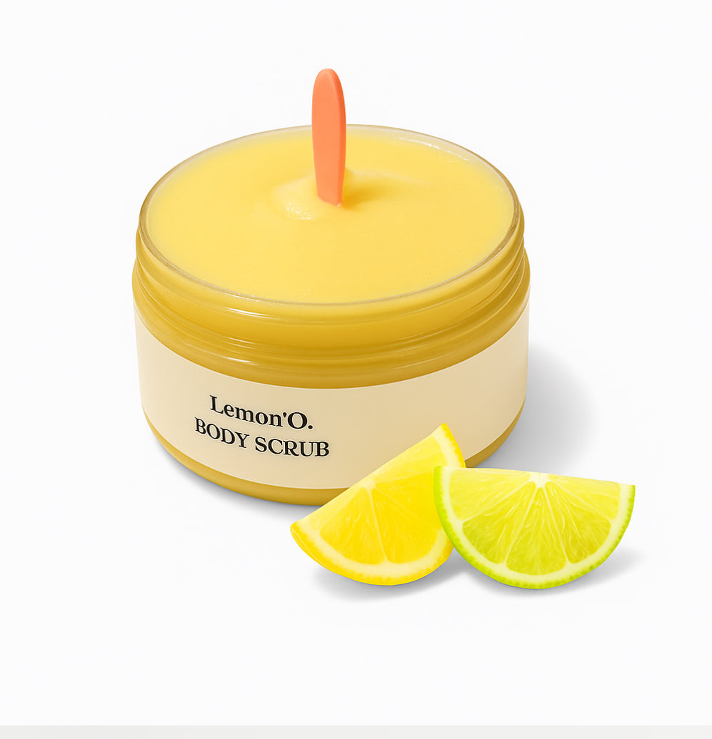 Lemon body scrub - conveyorskincare.com