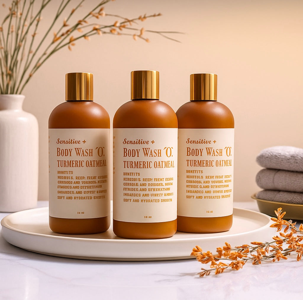 Sensitive+ Turmeric Oatmeal Body Wash 16 oz - conveyorskincare.com