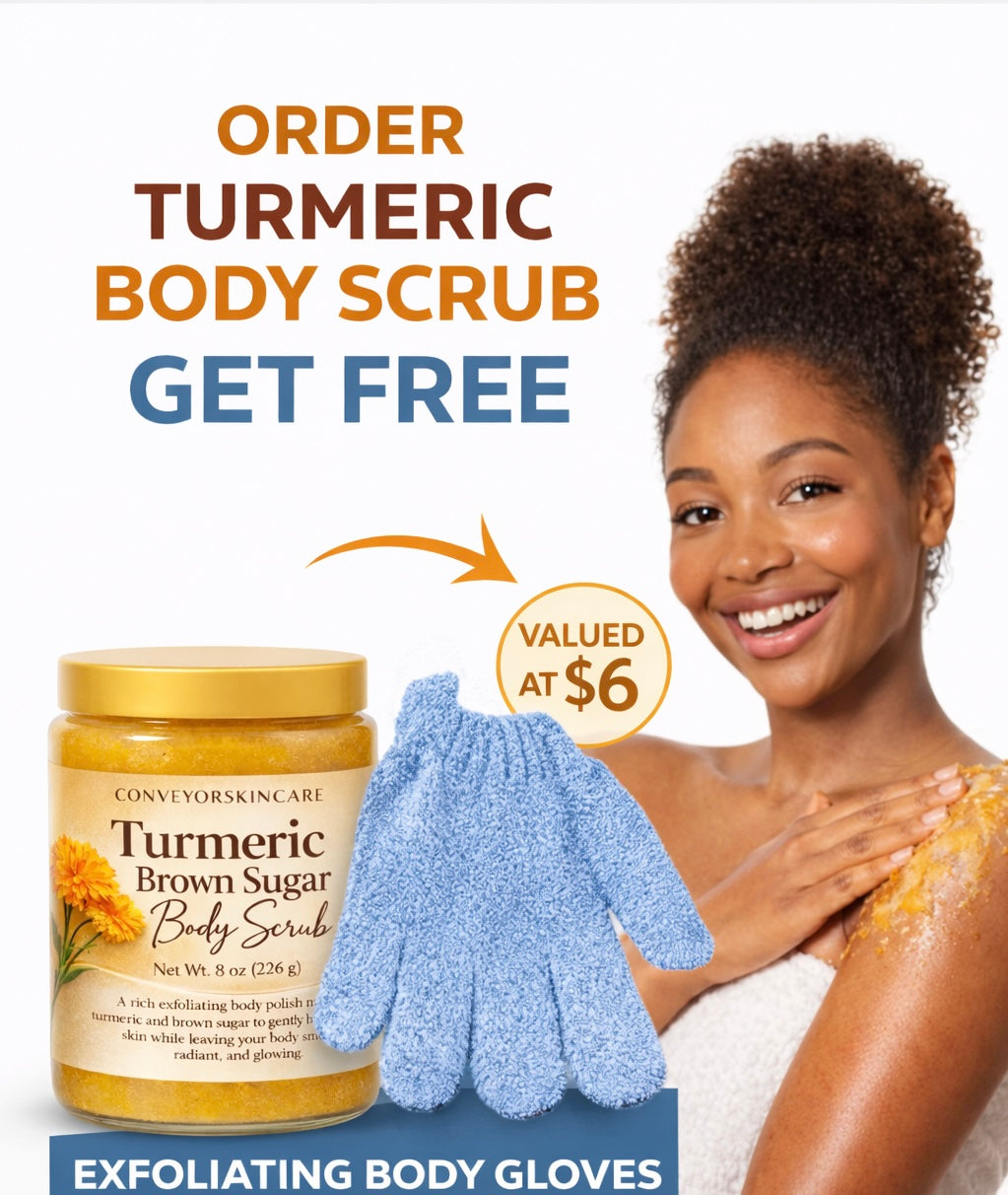 TURMERIC BROWN Body Scrub - conveyorskincare.com