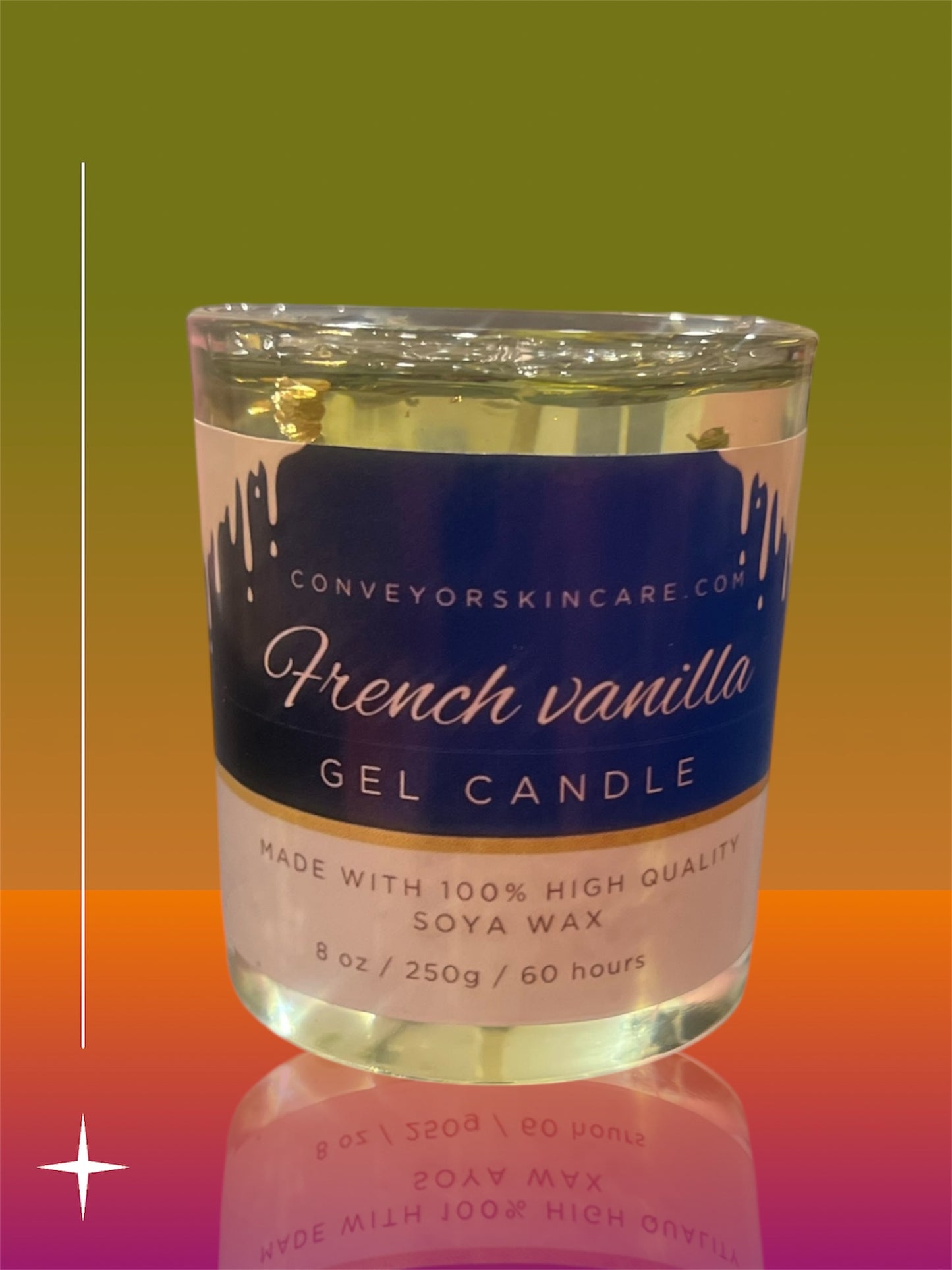 Gel candle French vanilla